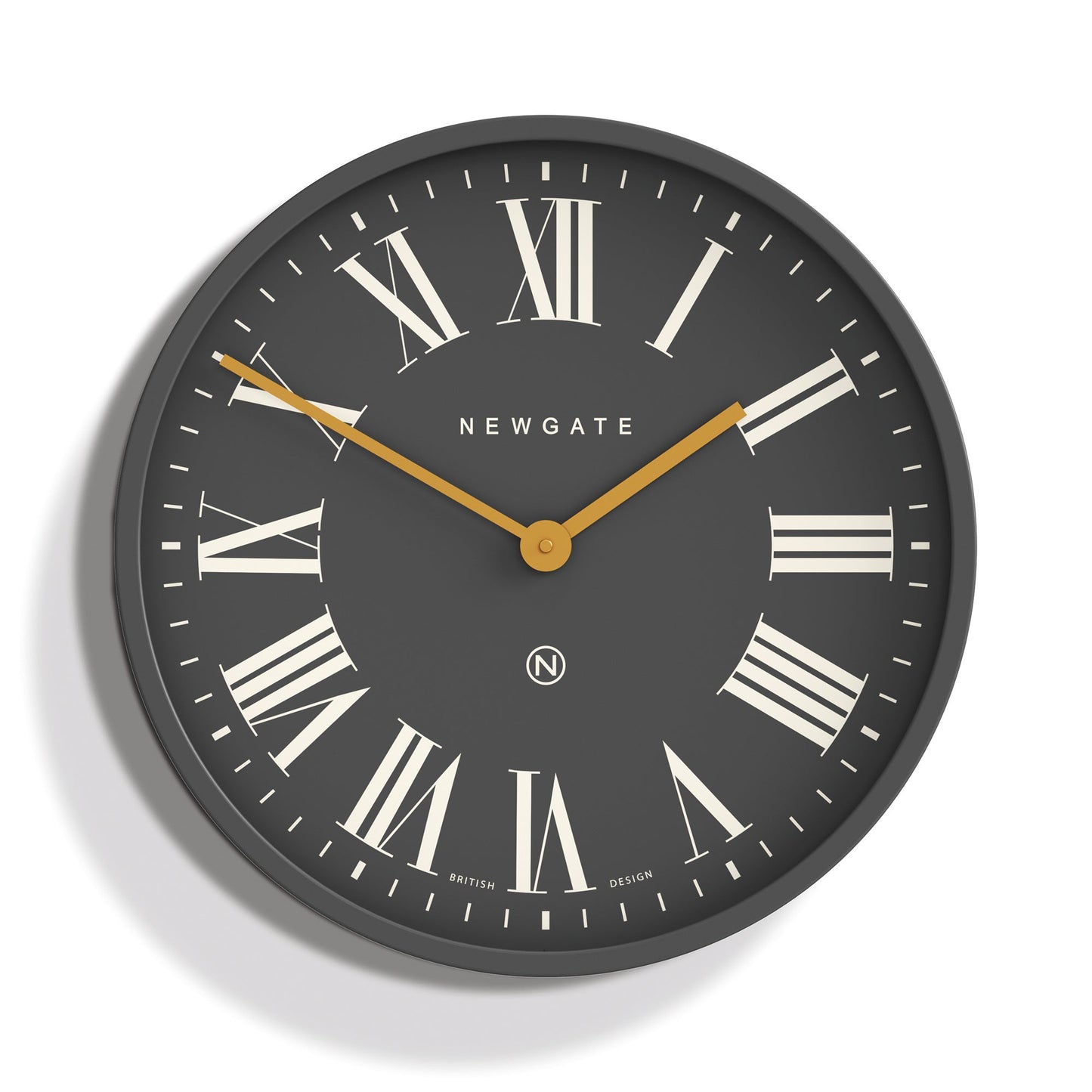 Newgate Mr Butler Wall Clock Moonstone Grey Reverse Dial V398-NGPUT469BGY