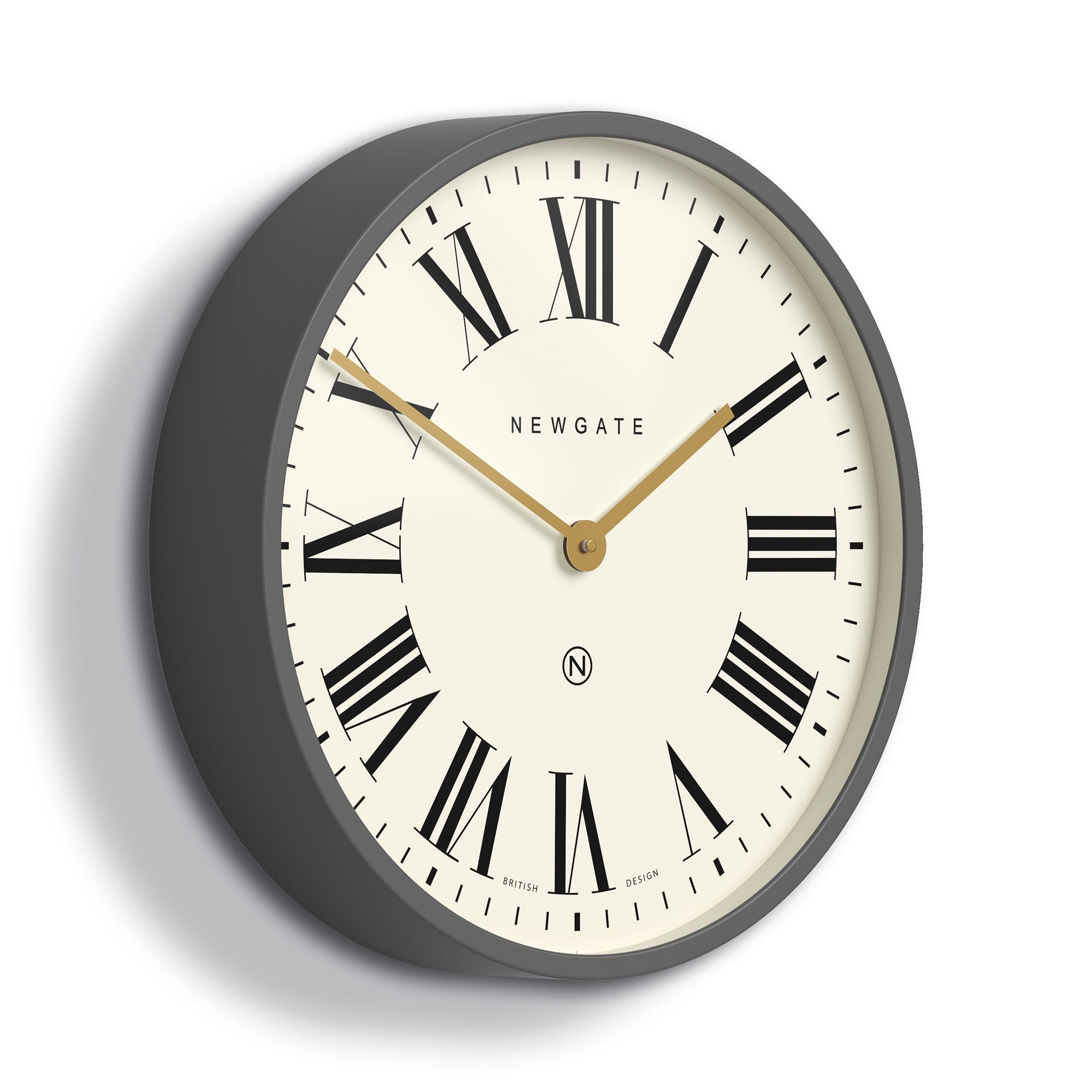 Newgate Mr Butler Wall Clock Moonstone Grey V398-NGPUT538BGY
