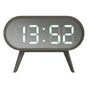 Newgate Space Hotel Cyborg Led Alarm Clock Grey V398-NGSH-CYBO-S1-GY