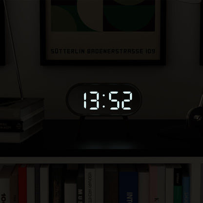 Newgate Space Hotel Cyborg Led Alarm Clock Grey V398-NGSH-CYBO-S1-GY