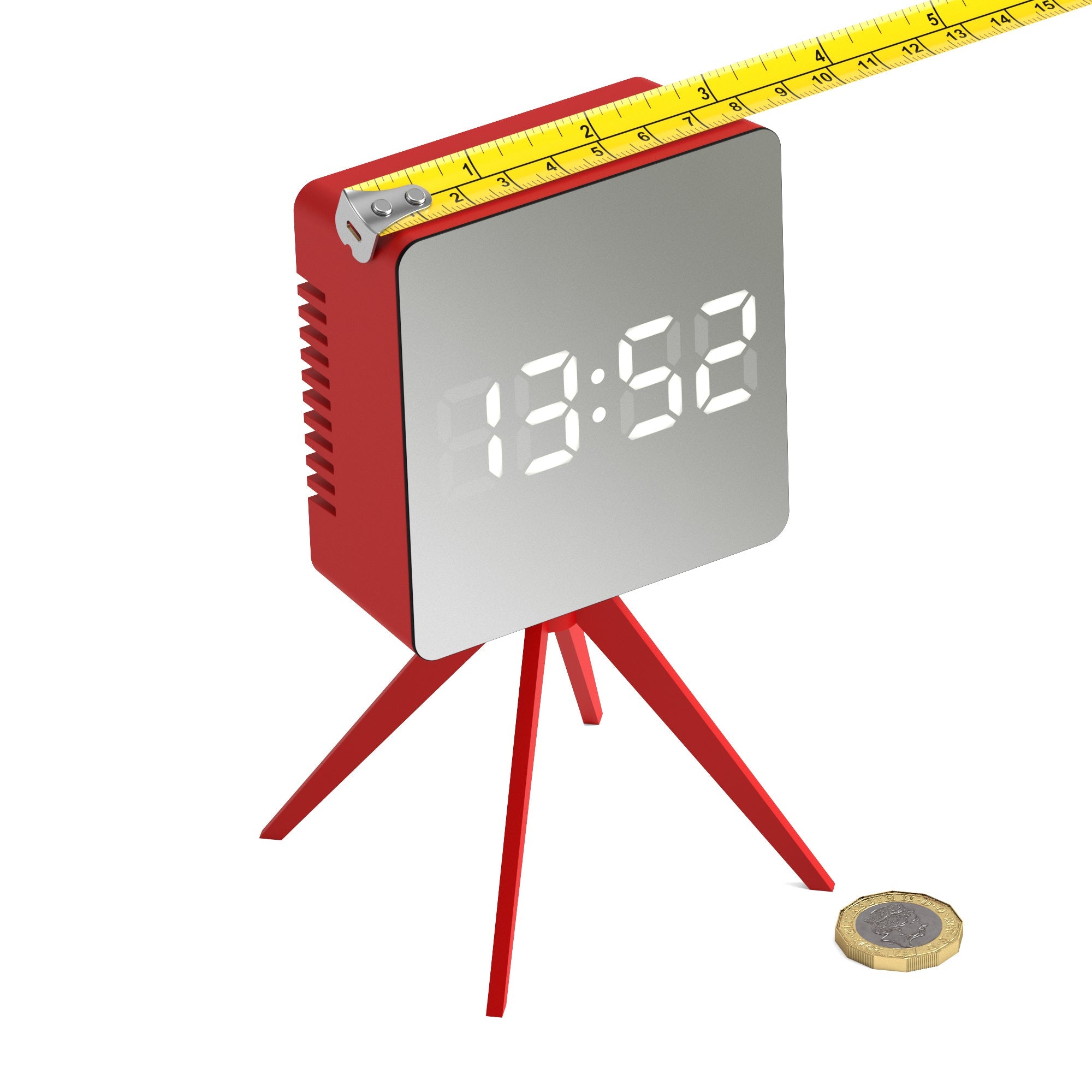 Newgate Space Hotel Droid Led Alarm Clock Red V398-NGSH-DROI-S1-FER