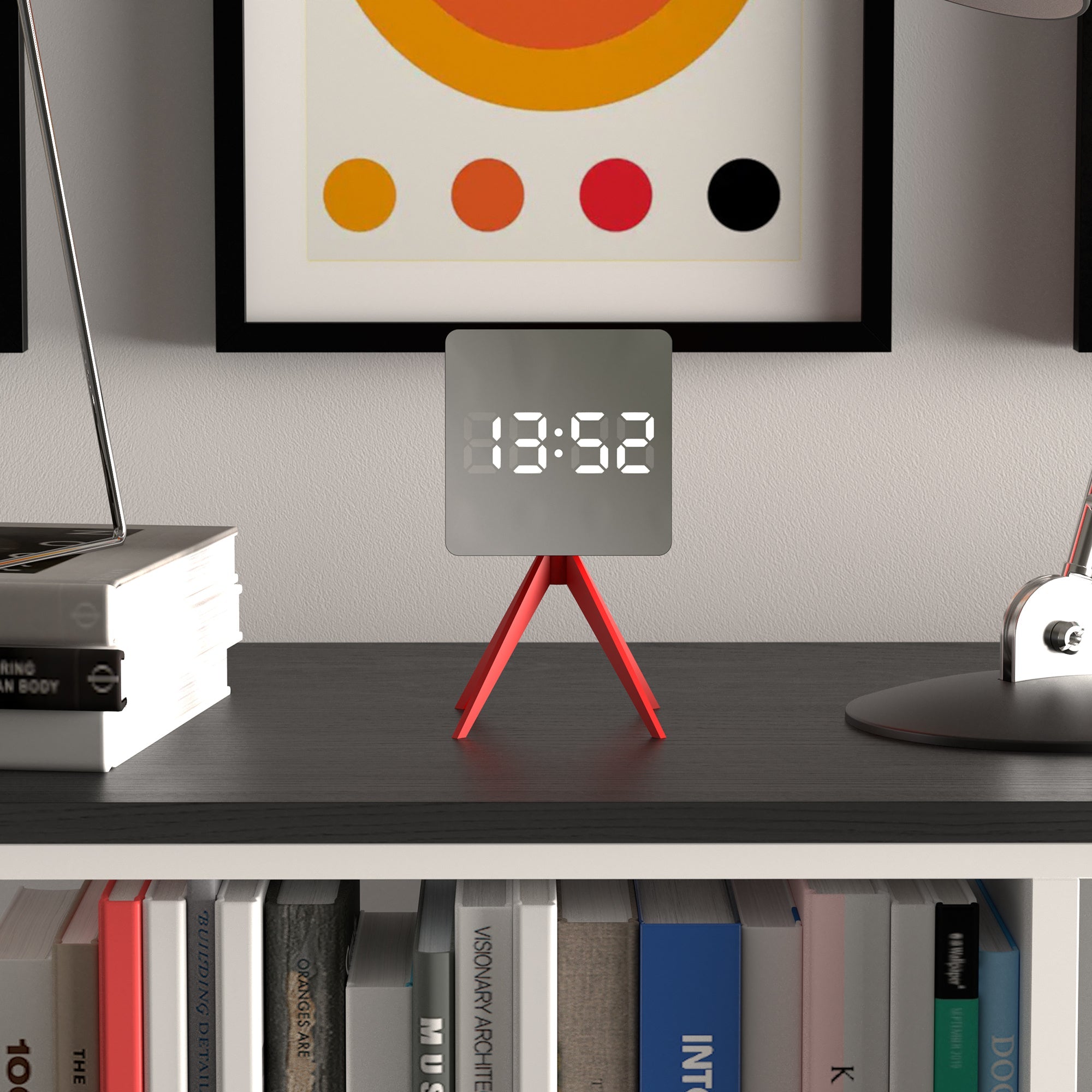 Newgate Space Hotel Droid Led Alarm Clock Red V398-NGSH-DROI-S1-FER