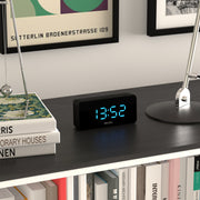 Newgate Space Hotel Hypertron Alarm Clock Black Case - Black Lens - Blue Led V398-NGSH-HYPE-BL1-K