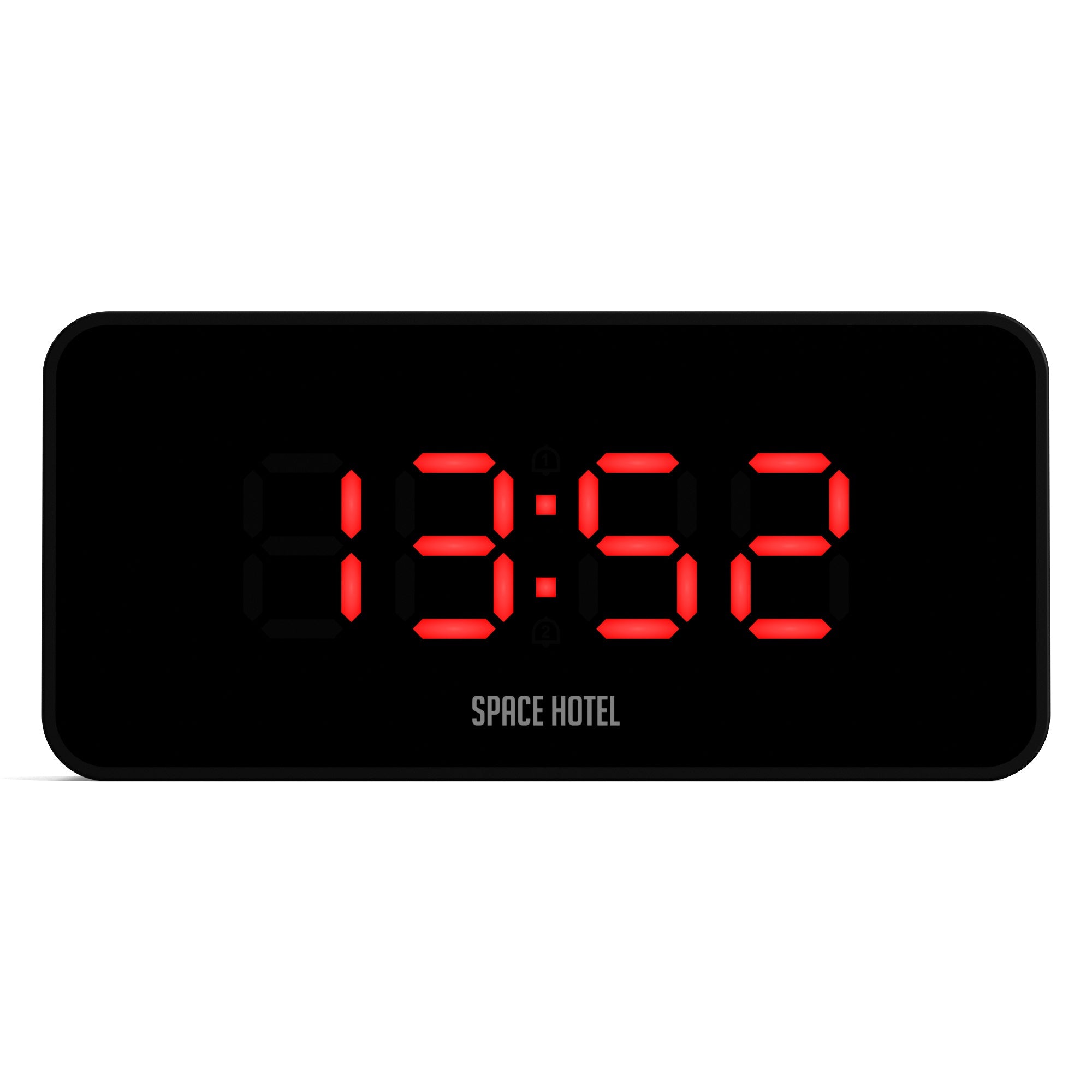 Newgate Space Hotel Hypertron Alarm Clock Black Case - Black Lens - Red Led V398-NGSH-HYPE-R1-K