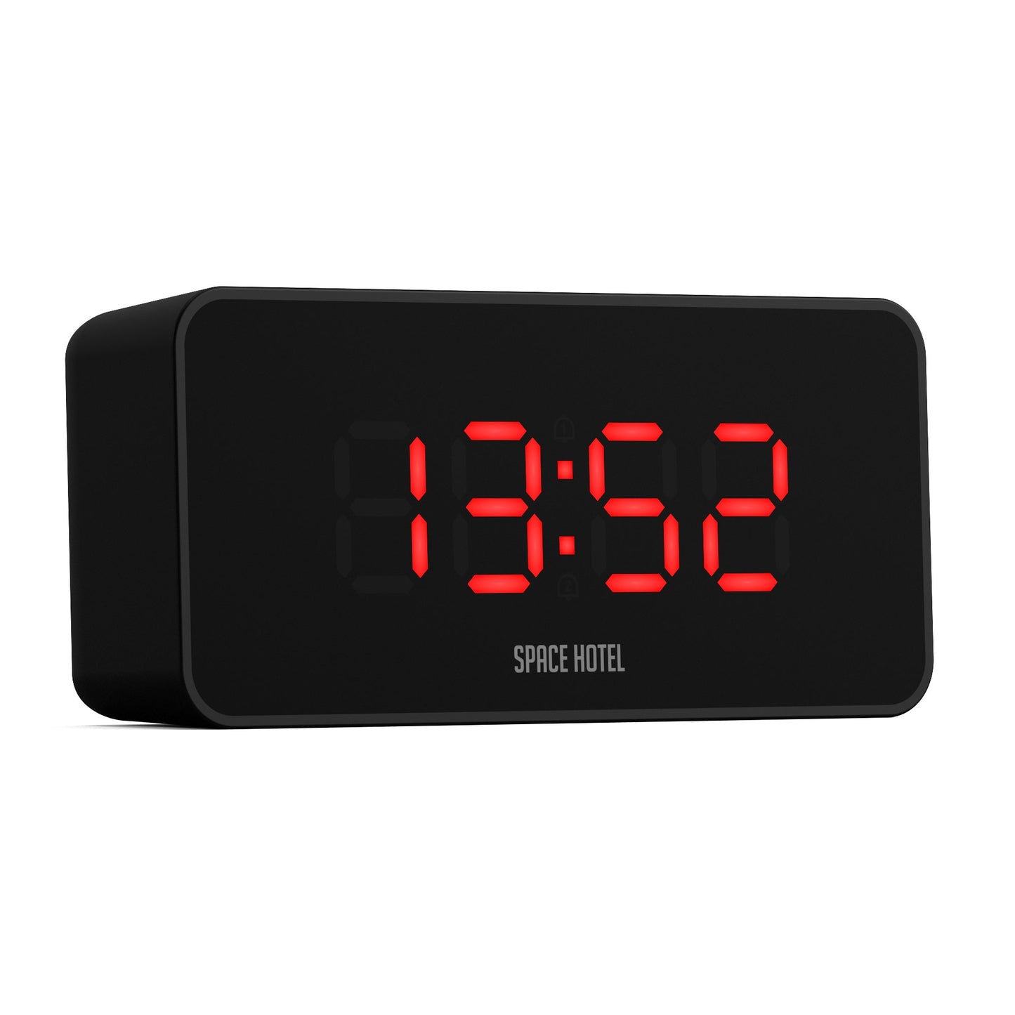 Newgate Space Hotel Hypertron Alarm Clock Black Case - Black Lens - Red Led V398-NGSH-HYPE-R1-K
