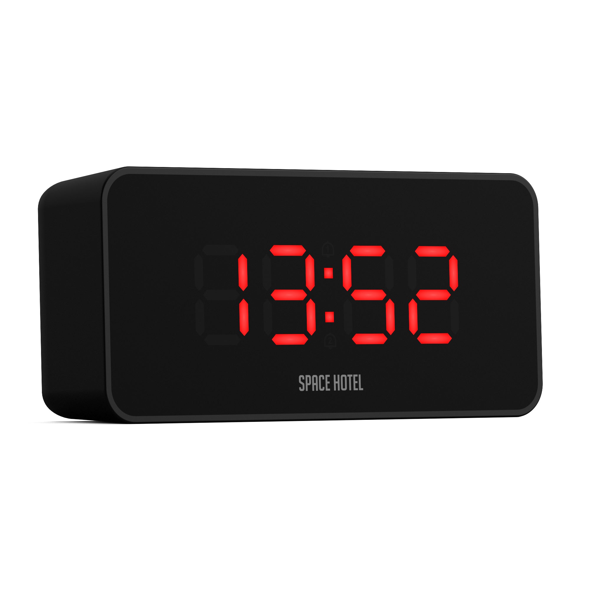 Newgate Space Hotel Hypertron Alarm Clock Black Case - Black Lens - Red Led V398-NGSH-HYPE-R1-K