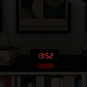 Newgate Space Hotel Hypertron Alarm Clock Black Case - Black Lens - Red Led V398-NGSH-HYPE-R1-K