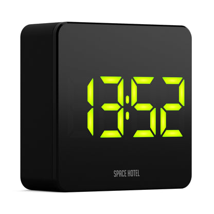 Newgate Space Hotel Orbatron Alarm Clock Black Case - Black Lens - Green Led V398-NGSH-ORB-G1-K