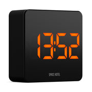 Newgate Space Hotel Orbatron Alarm Clock Black Case - Black Lens - Orange Led V398-NGSH-ORB-O1-K