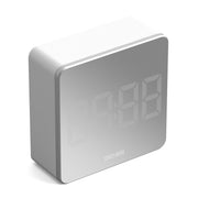 Newgate Space Hotel Orbatron Alarm Clock White Case - Silver Lens - White Led V398-NGSH-ORB-W1-W