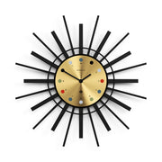 Newgate Stingray Wall Clock Black - Gold Dial V398-NGSTING288K