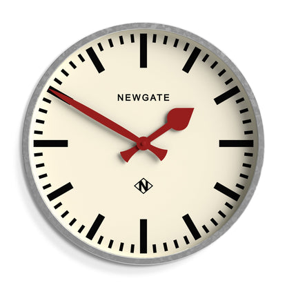 Newgate Universal Wall Clock Railway Dial Galvanised V398-NGUNIV390GAL