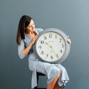 Newgate Westhampton Clock Posh Grey V398-NGWEST117PGY