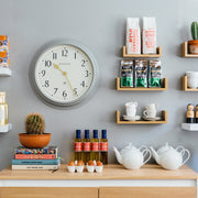 Newgate Westhampton Clock Posh Grey V398-NGWEST117PGY