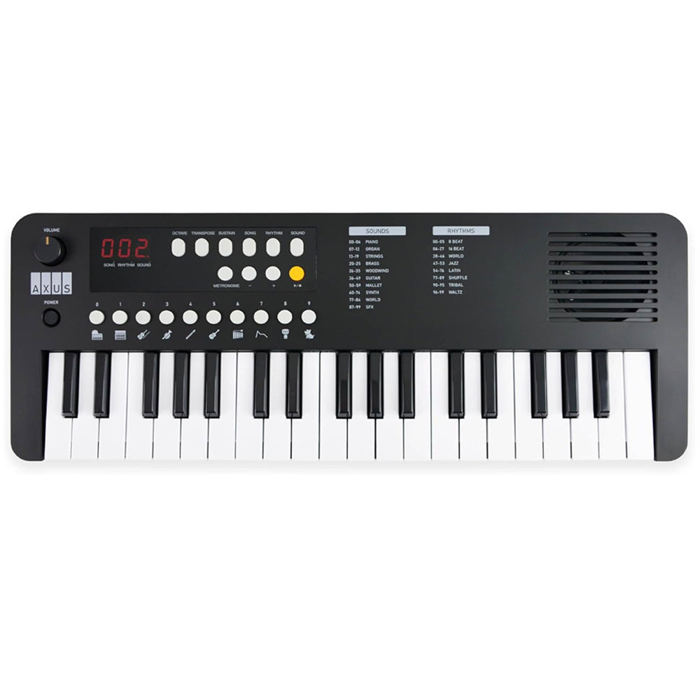 Axus Mini Keyboard 37 Key Keyboard - Black V398-NM-AXMK37BKII