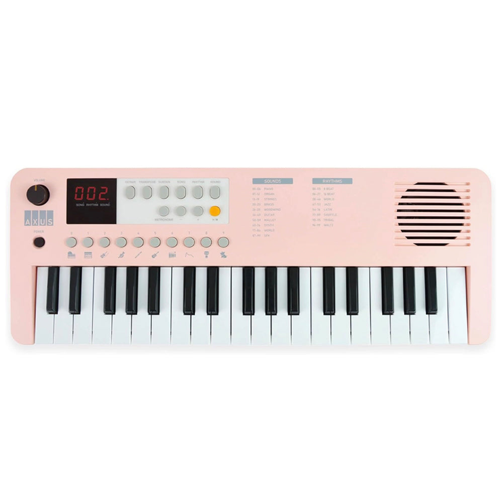 Axus Mini Keyboard 37 Key Keyboard - Pink V398-NM-AXMK37PKII