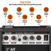 3rd Avenue 10W Electric Guitar Amplifier V398-NM-GA10E