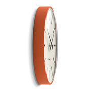 Newgate Radio City Wall Clock Bold Black Marker Dial.- Matte Pumpkin Orange V398-NM-RADC310PO