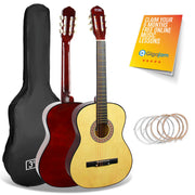 3rd Avenue Full Size Classical Guitar Pack - Natural V398-NM-STX20ANPK