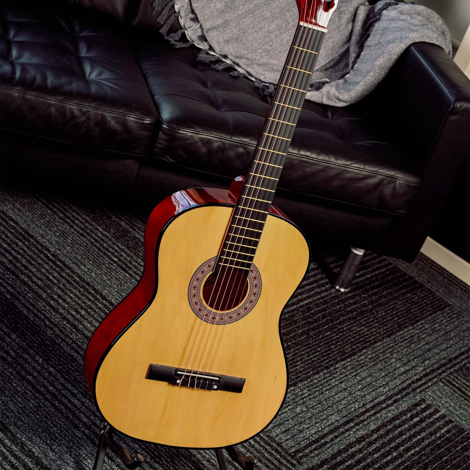 3rd Avenue Full Size Classical Guitar Pack - Natural V398-NM-STX20ANPK