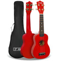 3rd Avenue Soprano Ukulele - Red V398-NM-STX40RD