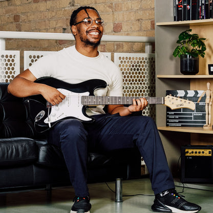 3rd Avenue Electric Guitar Pack - Black V398-NM-XF203ABKPK