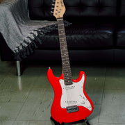 3rd Avenue 3/4 Size Electric Guitar - Red V398-NM-XF203CRDPK