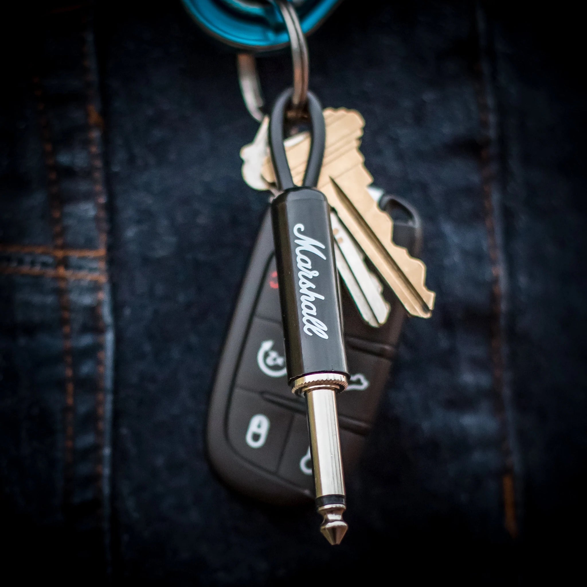 Pluginz Licensed Marshall Guitar Plug Keychain - 4 Pack V398-PLZMAR-KC-WS