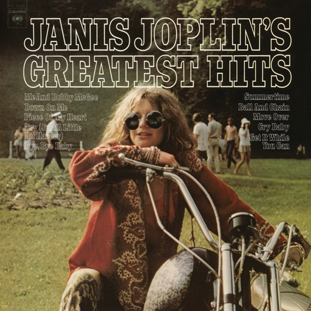 Janis Joplin Janis Joplin's Greatest Hits Vinyl Album & Crosley Record Storage Display Stand V398-SM-19075819581-BS