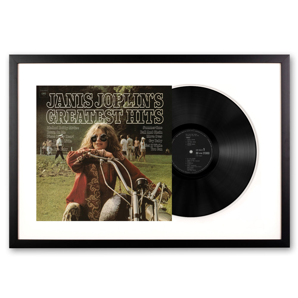 Framed Janis Joplin Janis Joplin's Greatest Hits Vinyl Album Art V398-SM-19075819581-FD