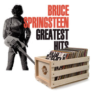 Crosley Record Storage Crate Bruce Springsteen Greatest Hits Vinyl Album Bundle V398-SM-19075820661-B