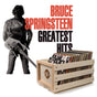 Crosley Record Storage Crate Bruce Springsteen Greatest Hits Vinyl Album Bundle V398-SM-19075820661-B