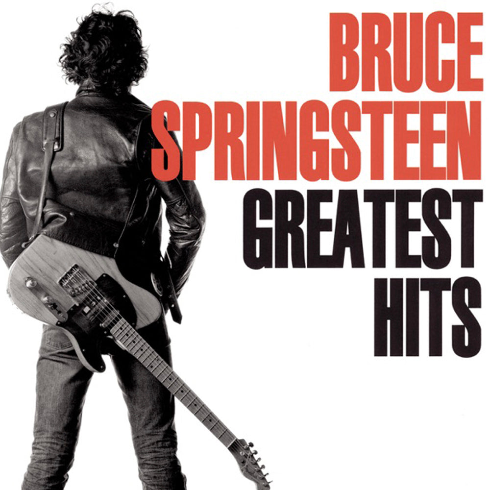 Crosley Record Storage Crate Bruce Springsteen Greatest Hits Vinyl Album Bundle V398-SM-19075820661-B