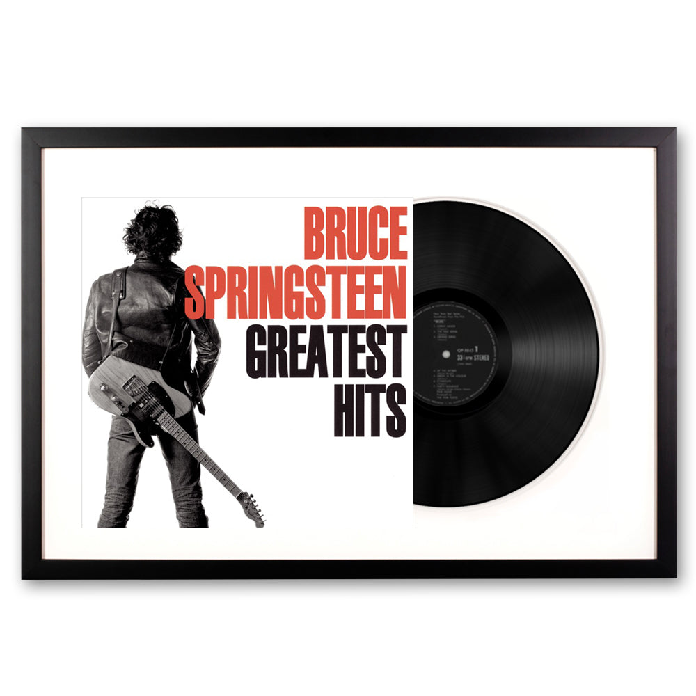 Framed Bruce Springsteen Greatest Hits Vinyl Album Art V398-SM-19075820661-FD