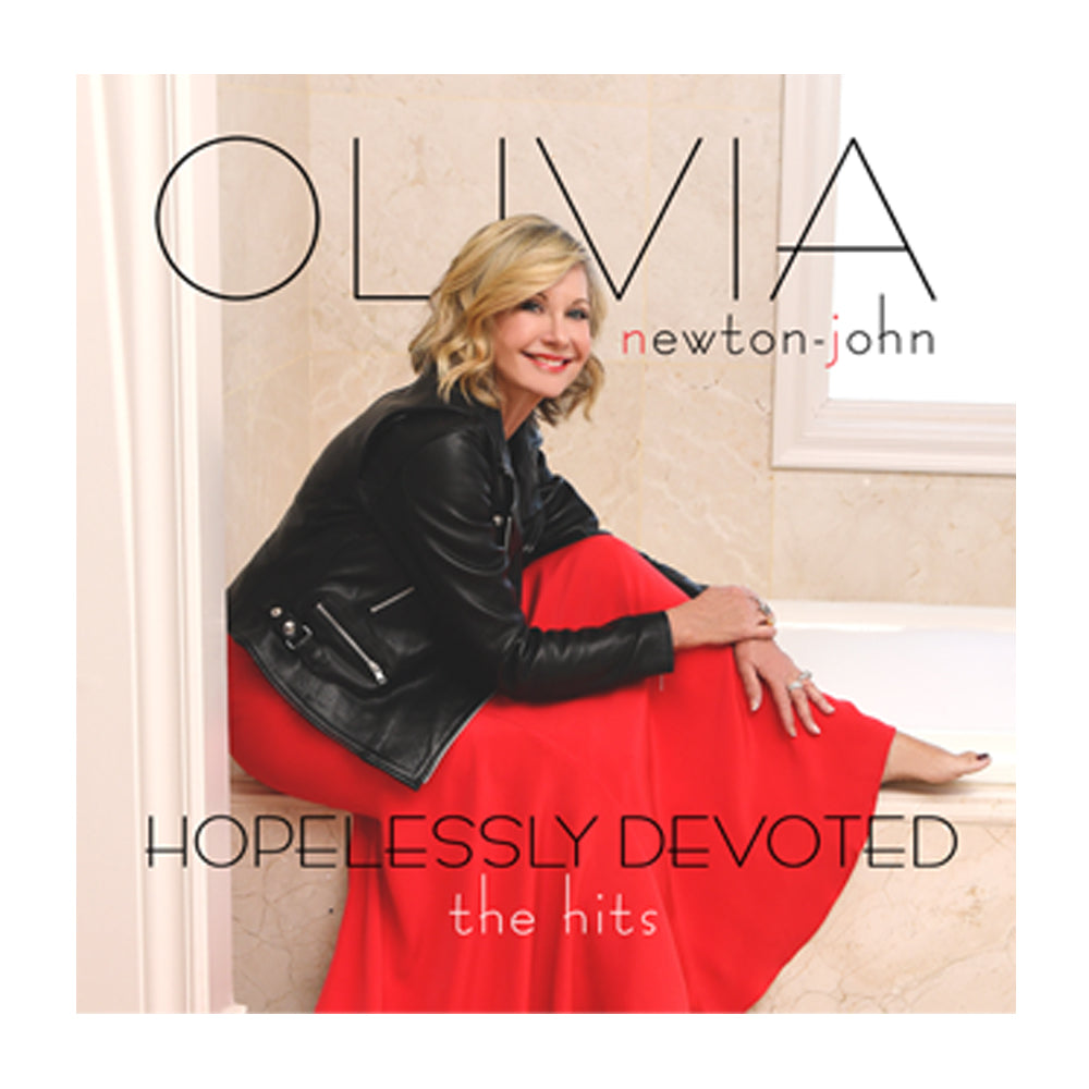 Olivia Newton John Hopelessly Devoted - The Hits CD Framed Album Art V398-SM-19075855512-FD
