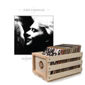 Crosley Record Storage Crate & John Farnham Whispering Jack Vinyl Album Bundle V398-SM-19075874841-B