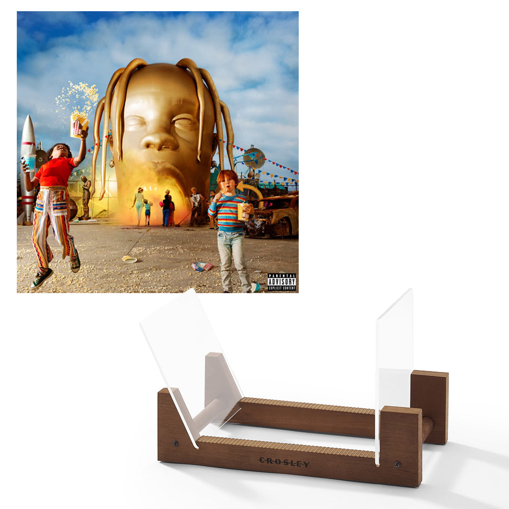 Travis Scott Astroworld Vinyl Album & Crosley Record Storage Display Stand V398-SM-19075888361-BS