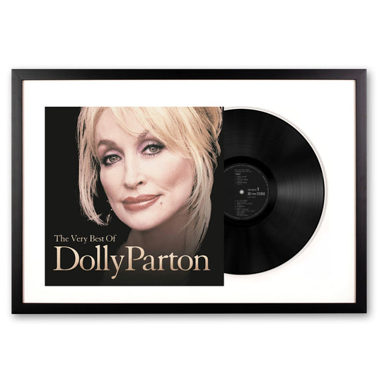 Framed Dolly Parton the Very Best of Dolly Parton Vinyl Album Art V398-SM-19439751631-FD