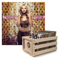 Crosley Record Storage Crate Britney Spears Oops!...I Did It Again Vinyl Album Bundle V398-SM-19439753211-B