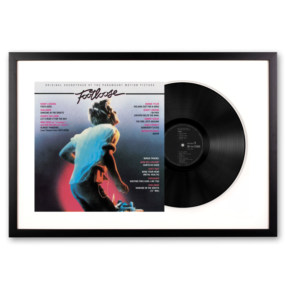 Framed Footloose Vinyl Album Art V398-SM-19439774961-FD
