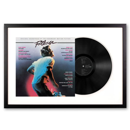 Framed Footloose Vinyl Album Art V398-SM-19439774961-FD