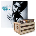 Crosley Record Storage Crate Aretha Franklin Knew You Were Waiting: the Best Of Aretha Franklin 1980-2014 V398-SM-19439865191-B