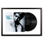 Framed Aretha Franklin Knew You Were Waiting: The Best of Aretha Franklin 1980-2014 Vinyl Album Art V398-SM-19439865191-FD