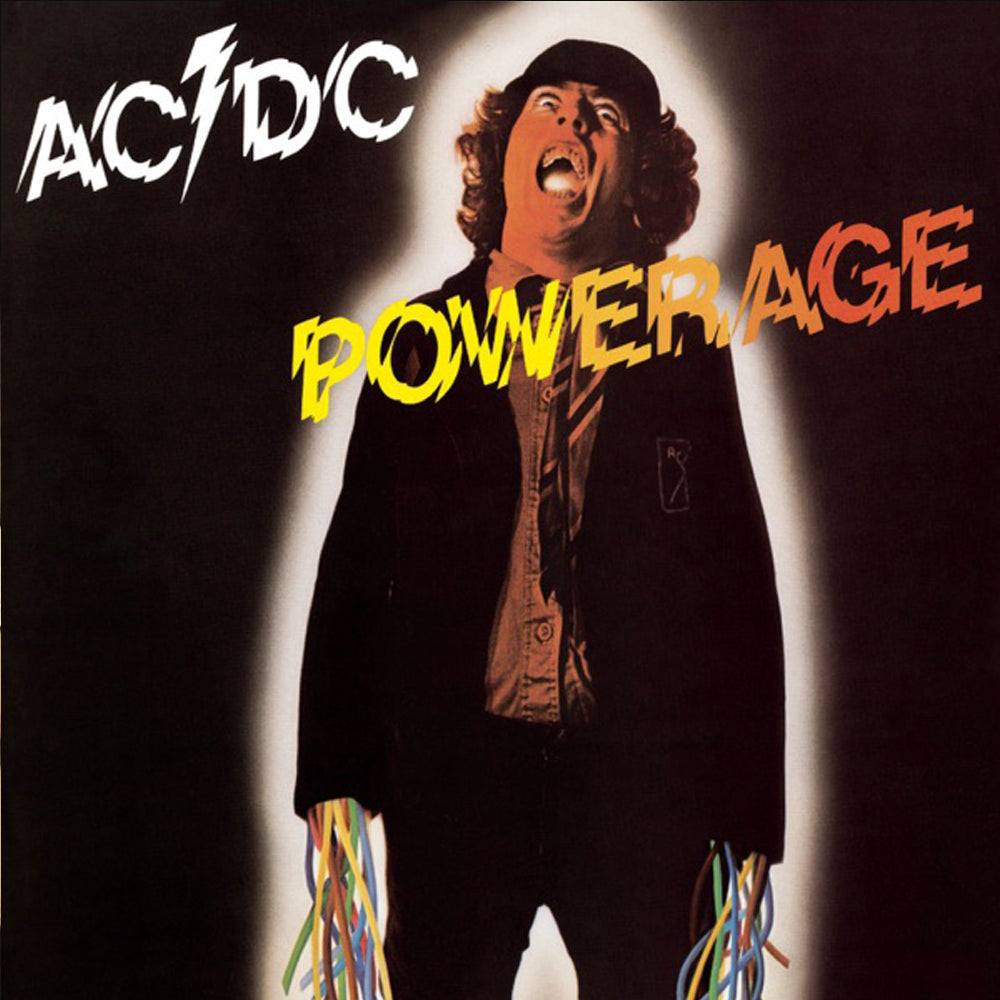 Ac/Dc Powerage Vinyl Album & Crosley Record Storage Display Stand V398-SM-5107621-BS