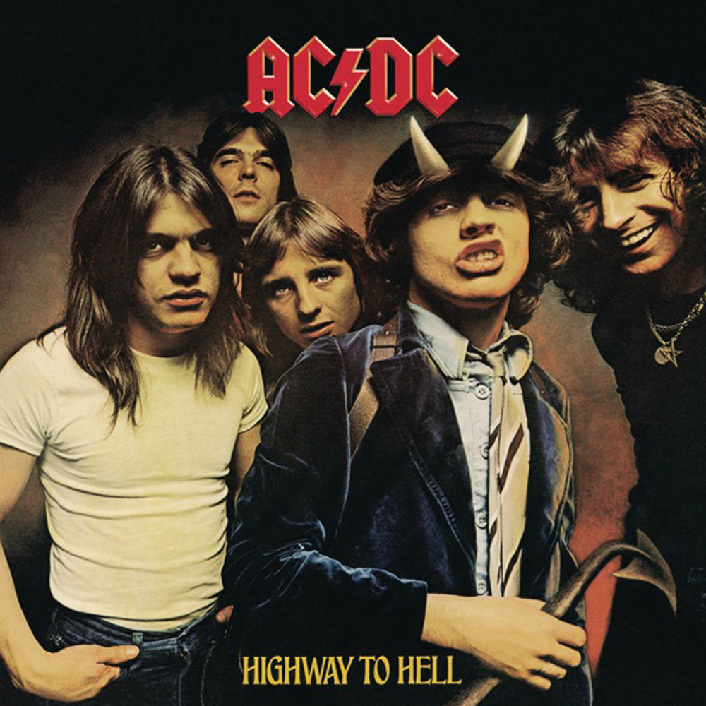 Ac/Dc Highway To Hell Vinyl Album & Crosley Record Storage Display Stand V398-SM-5107641-BS