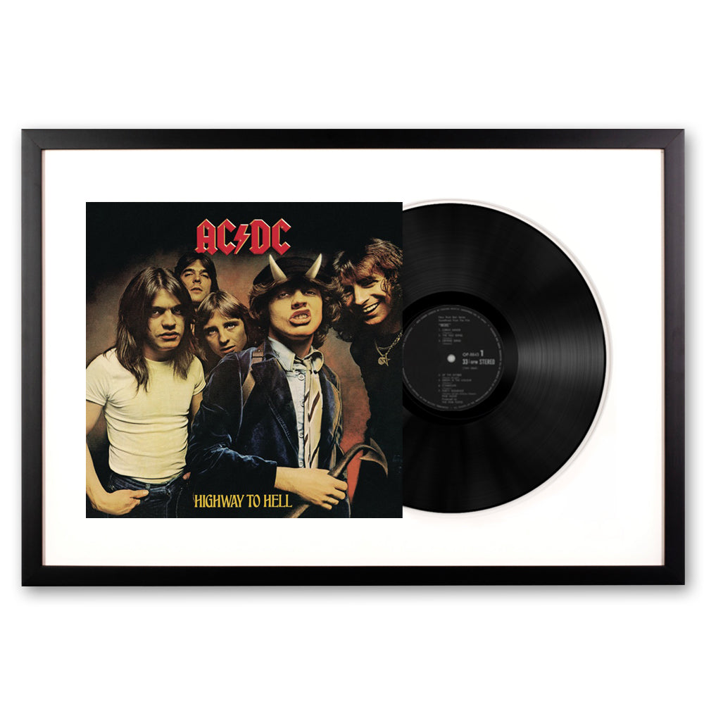 Framed AC/DC Highway to Hell Vinyl Album Art V398-SM-5107641-FD