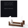 Ac/Dc Back In Black Vinyl Album & Crosley Record Storage Display Stand V398-SM-5107651-BS
