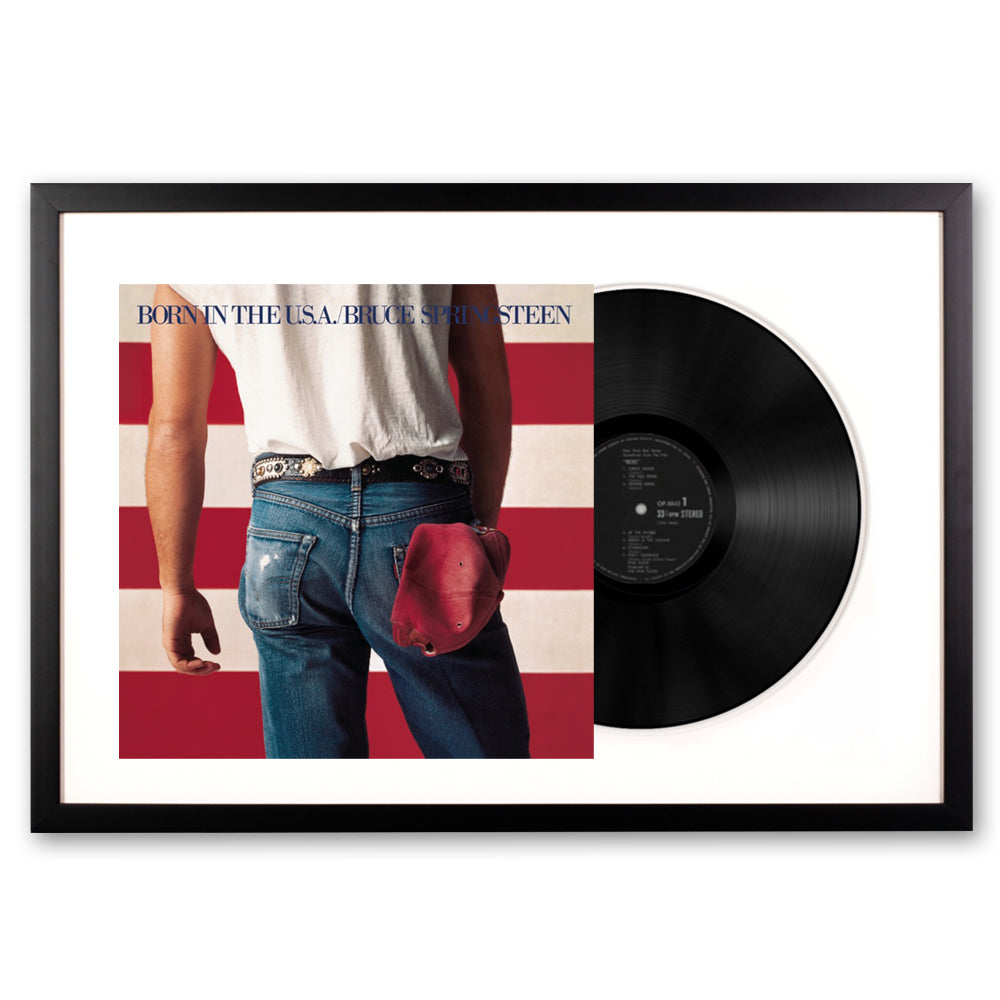 Framed Bruce Springsteen Born in the U.S.A Vinyl Album Art V398-SM-88875014281-FD