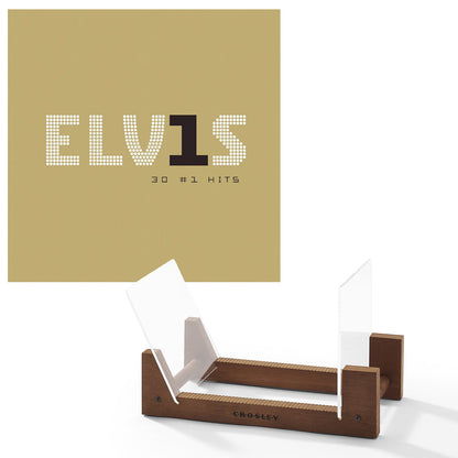 Elvis Presley Elvis 30 #1 Hits Vinyl Album & Crosley Record Storage Display Stand V398-SM-88875111961-BS