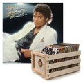 Crosley Record Storage Crate Michael Jackson Thriller Vinyl Album Bundle V398-SM-88875143731-B